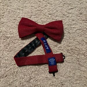 Apt. 9 Red Glitter Pre-Tied Bow Tie